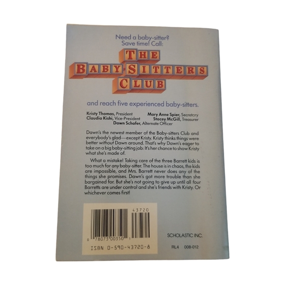 Vintage Baby-Sitters Club Novel #5 - Picture 2 of 4